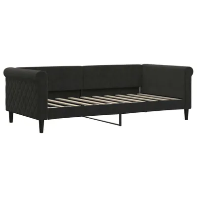 Immagine prodotto di Letto da Giorno Nero 90x190 cm in Velluto