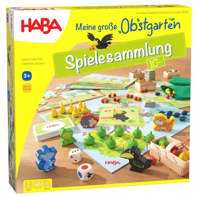 Produktbild von Obstgarten Spielesammlung 10 Klassische und Neue Spielideen ab 3 Jahren Brett und Würfelspiele Fördert Gedächtnis Motorik und Teamgeist 1302282001
