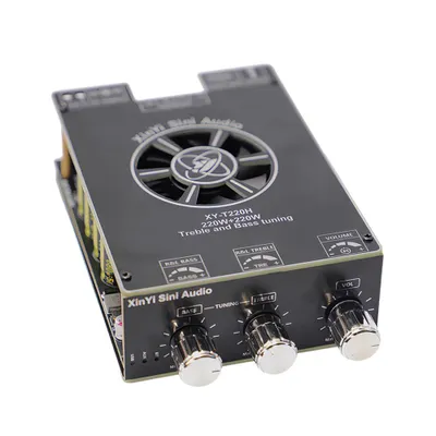 Zdjęcie produktu dla Moduł wzmacniacza audio Bluetooth 5.2 2×220 W – bezprzewodowy wzmacniacz mocy do głośników i subwooferów