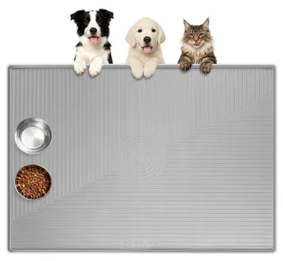 Produktbild von Wasserdichte Silikon-Futtermatte für Hunde - Rutschfest und Spülmaschinenfest