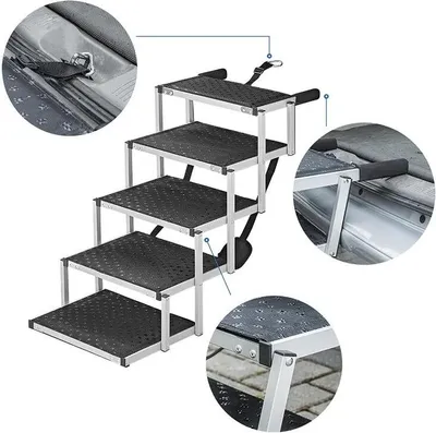 Produktbild von Hundetreppe aus Aluminium klappbar