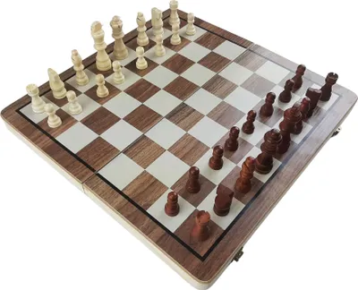 Obrázek produktu pro Šachy MASTER magnetické dřevěné - 39 x 39 cm