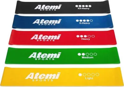 Productafbeelding van Famanu Mini weerstandsband set, 5 stuks - voor fitness thuis