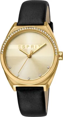 Produktbild von Esprit ES1L057L0025 Slice Glam Gold Black Damenuhr