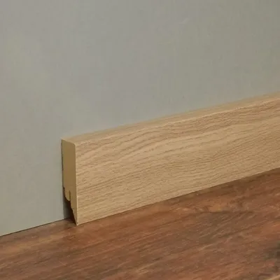 Produktbild von Sockelleiste / Fußleiste / Bodenleiste Lecco-63 (72956) - Eiche natur vernist