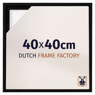 Productafbeelding van Baklijst voor Canvasdoeken 40x40 cm in Zwart Mat