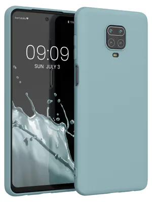 Produktbild von kwmobile Handyhülle für Xiaomi Redmi Note 9S / 9 Pro / 9 Pro Max Hülle - TPU Case - Kabelloses Laden - Schutzhülle Cover in Arctic Night