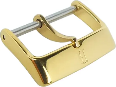 Produktbild von Minott Classic Dornschließe Edelstahl IP Gold für Lederarmbänder 20338, Stegbreite:16mm