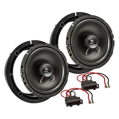 Immagine prodotto di Kit di montaggio per altoparlanti TA16.5-Pro compatibile con VW Golf 4, IV Passat, 3BG Polo, 9N New Beetle – Sistema coassiale da 165 mm