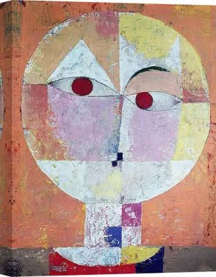 Produktbild von Kunstdruck auf Leinwand – Paul Klee, Senecio (Detail) – 80 x 60 cm