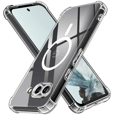 Zdjęcie produktu dla Techsuit Shockproof Clear MagSafe Etui do Google Pixel 9a - przezroczyste