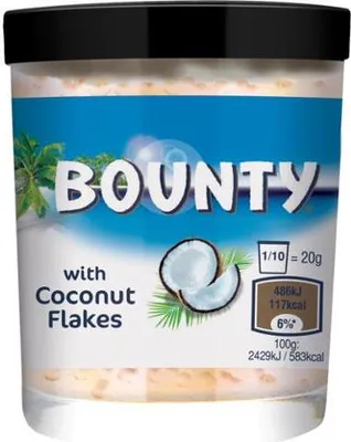 Produktbild von Bounty-Schokoladencreme mit Kokosnuss 200 g
