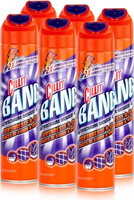 Produktbild von Cillit Bang Aktivschaum 600ml - Seifenreste & Glanz (6er Pack)