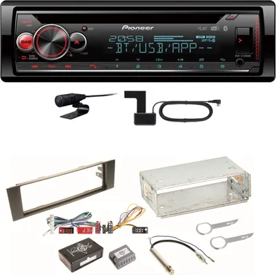 Produktbild von Pioneer DEH-S720DAB Bluetooth USB FLAC Digitalradio Einbauset für Audi A3 8P 8PA