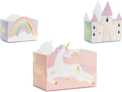 Produktbild von Snackboxen Schloss und Einhörner, Mix (1 Packung / 6 Stk.)