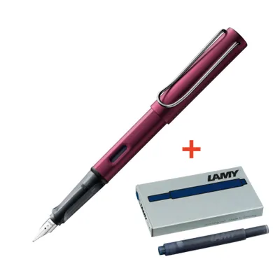 Produktbild von LAMY AL-Star Füllfederhalter Violett 025 F-Spitze + Gratis T10 Blau-Schwarz