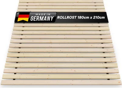 Produktbild von TUGA - Holztech Marken Rollrost Lattenrost 180x210cm 300kg Bettrost