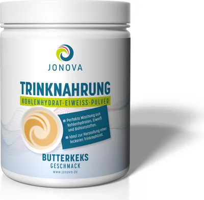 Produktbild von JONOVA Trinknahrung 750 g Butterkeks