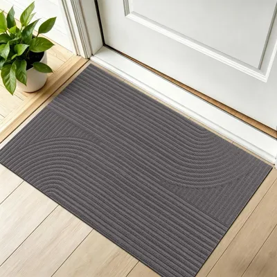 Immagine prodotto di Tappetino per interni/esterni, grigio, 60x90 cm, antiscivolo