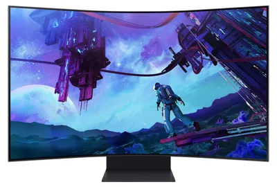 Obrázok produktu pre Samsung G97NC, 139,7 cm (55"), 3840 x 2160 px, 4K Ultra HD, LED, 1 ms, Čierna