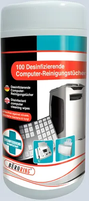 Produktbild von Desinfizierende Reinigungstücher in Spenderdose zur Reinigung von