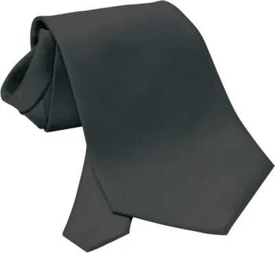 Produktbild von Krawatte 9,8 cm breit schwarz : 65% Polyester 35%Baumwolle 220 g/m² : schwarz