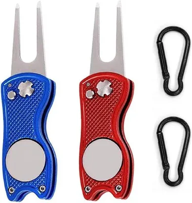 Produktbild von Golfzubehör Multifunktionales Werkzeug Edelstahl 2-teilig