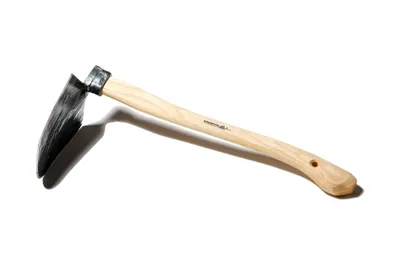 Produktbild von Krumpholz Handhacke, spitz-oval, mit Eschen-Kuhfußstiel (48 cm)