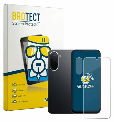 Produktbild von BROTECT Schutzglas für Xiaomi Redmi A7 Pro (Display+Kamera) Schutzfolie Panzer Folie Glas Display Schutz klar