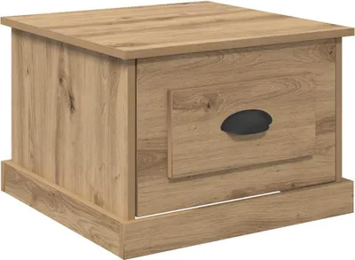 Obrázek produktu pro Konferenční stolek se zásuvkou Artisanový dub 50 x 50 x 35 cm