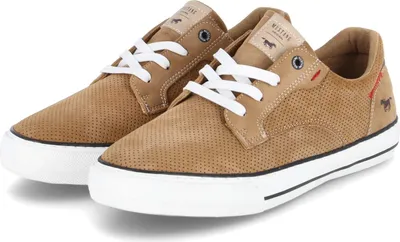 Produktbild von Mustang Herren Low Sneaker Hellbraun Synthetik Größe: 42