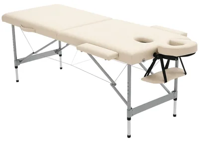 Produktbild von HOMCOM Massageliege höhenverstellbarer Massagebett max. 130 kg Belastbar Beige