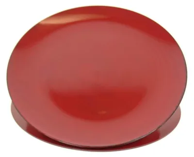 Produktbild von POSIWIO Deko - Teller Rot mit Schwarz rund Ø 40 cm - Kunststoff