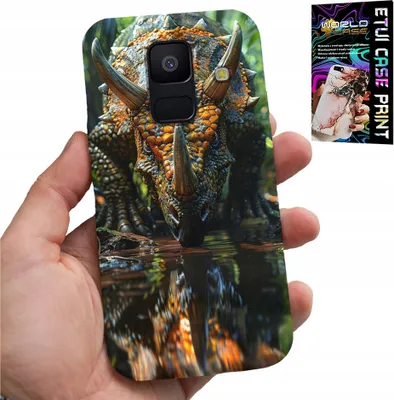 Obrázok produktu pre Puzdro Pre Samsung A6 2018 - Dinosaurus Triceratops