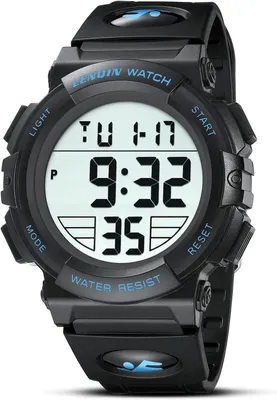 Produktbild von Watch Digitaluhr Herren Uhren Herren Uhr 3ATM wasserdicht Armbanduhr Herren Digital Sportuhr mit Stoppuhr,Alarm,Kalender