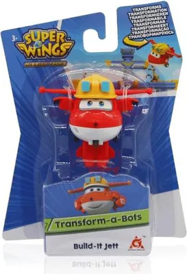 Zdjęcie produktu dla Super Wings Transform-a-Bots Build-It Jett