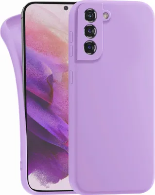 Produktbild von Hülle für Samsung Galaxy S21 - Handyhülle mit Kameraschutz Cover aus Silikon in Lila