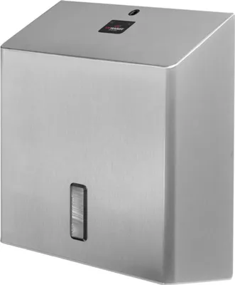 Produktbild von SanTRAL Handtuchspender groß - Edelstahl - Papierhandtuchspender