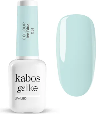 Obrázek produktu pro Kabos UV hybridní lak na nehty Gelike 051 Ice Blue 8ml Nail Art