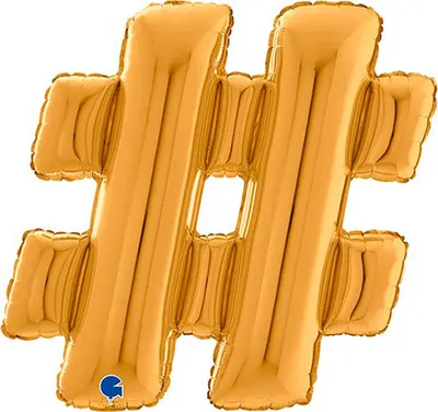 Produktbild von Riesenbuchstabe Folienballon 26"/66cm | Gold #