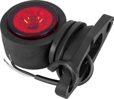 Immagine prodotto di FT-009 Una luce di segnalazione a LED - dimensionata su un braccio di gomma corto e diritto con un cavo da 2x0,75 mm²