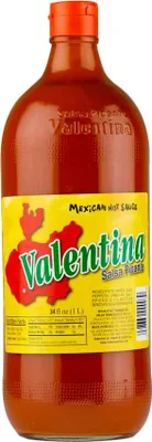 Produktbild von Valentina Hot Sauce – 370ml | Mild-Scharfe Mexikanische Chilisauce+Heartforcards Versandschutz