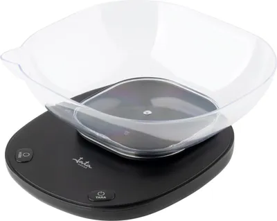Immagine prodotto di JATA HBAL1709 Bilancia da cucina elettronica Superficie piana Nero