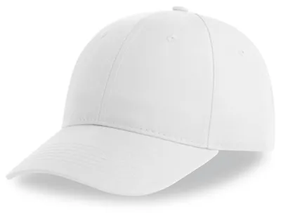 Produktbild von Atlantis RECS | Recy Six Cap Baseballkappe recycelter Polyester - Farbe: White - Größe: One Size