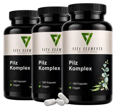 Vita Elements Paddenstoelencomplex, set van 3.
