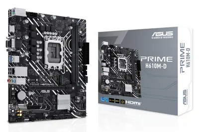 Produktbild von Asus 90Mb1G80-M0Eay0 Prime H610M-D//Lga1700,H610,Ddr5,U32 Gen 1,M.2,Mb