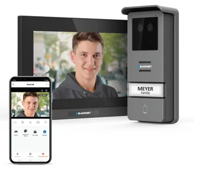 Produktbild von Kabelgebundenes Videotelefon mit Gesichtserkennung Blaupunkt FaceLink - Blaupunkt - 350108