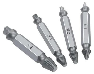 Obrázek produktu pro Verk 11345 Vytahováky poškozených šroubů 2-12 mm 4 ks