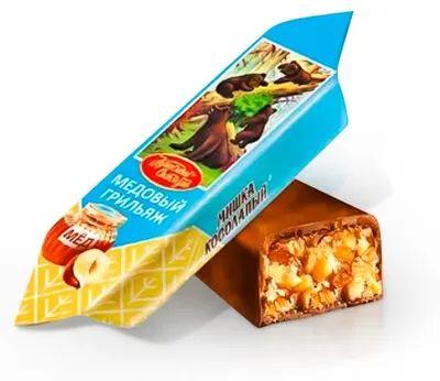 Produktbild von Konfekt - Mischka Kossolapij, Griljash mit Honig, Roter Oktober, 300 g