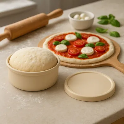 Immagine prodotto di Set di scatole per la lievitazione dell'impasto per pizza con coperchi